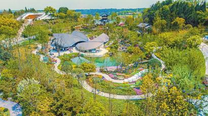 位于主会场的成都园。 成都东部新区管委会供图