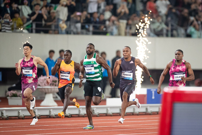 众多运动员都为这场比赛的办赛水平点赞。