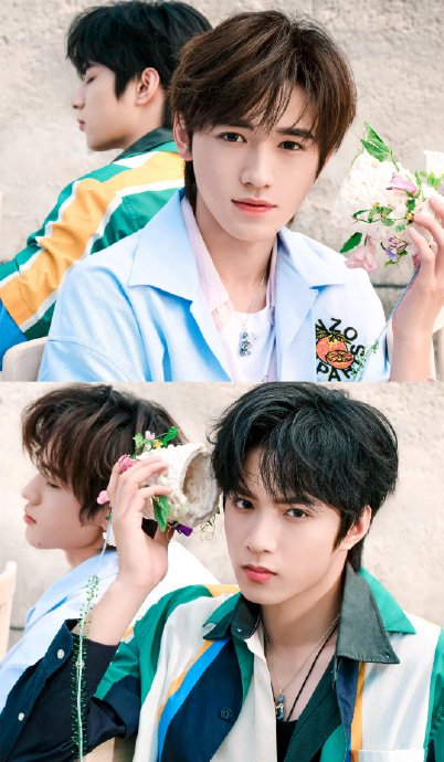 宋亚轩刘耀文背对背氛围感拉满了,两位大帅哥同框对我的眼睛很好[我想