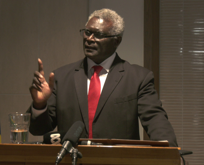 所罗门群岛总理索加瓦雷退出新任期竞选