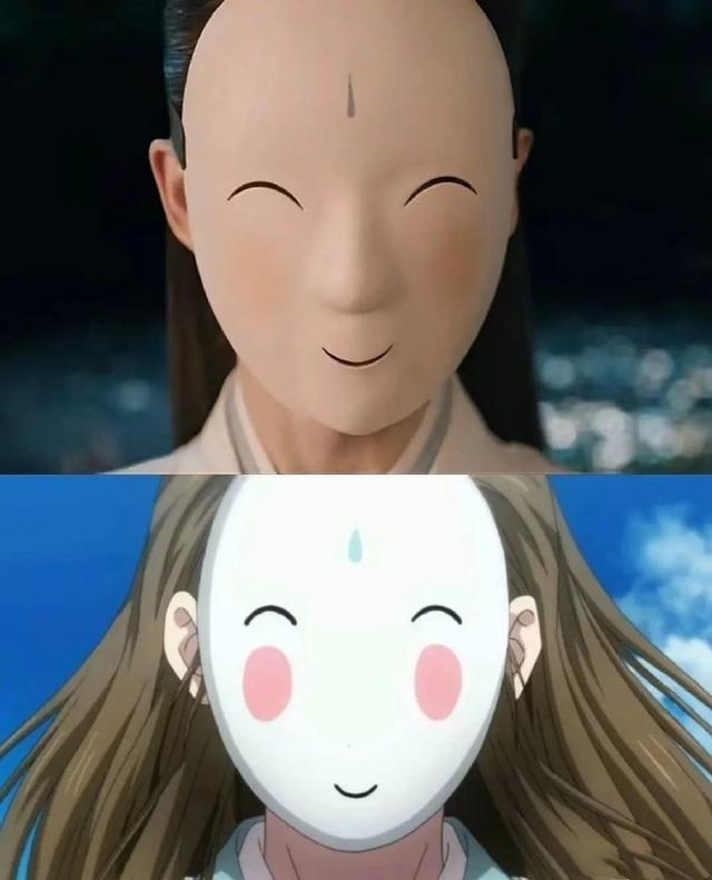 《狐妖小红娘》真人剧王权霸业的面具曝光,网友:真不如动画的!