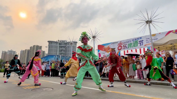 【图集】非遗闹街头,中山首届非遗国潮文化音乐节开幕