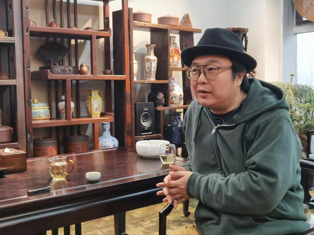 徐正超接受澎湃新闻采访。林梦希 摄