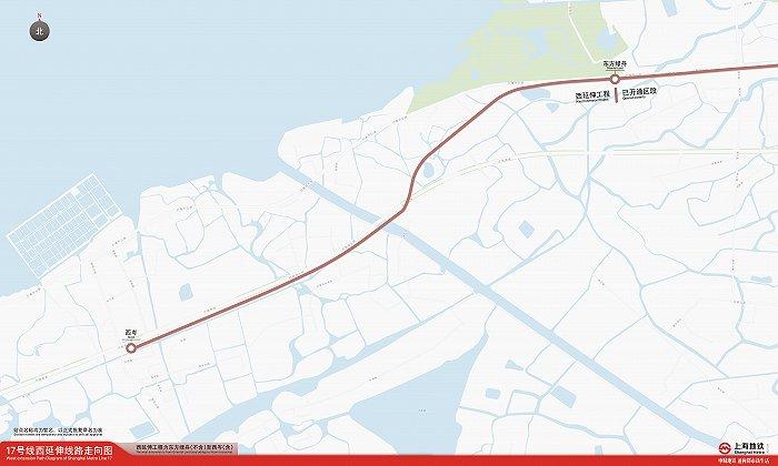 上海地铁17号线规划图图片