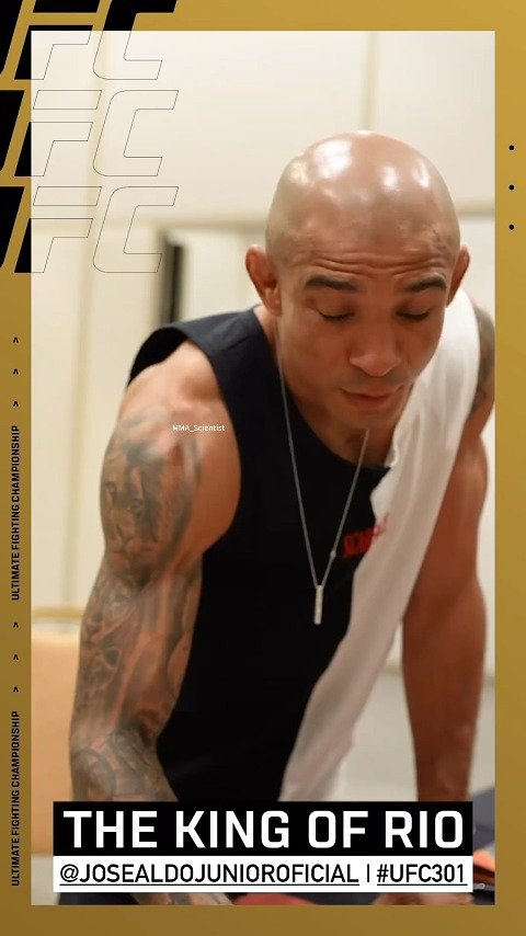"里约之王"何塞-奥尔多(jose aldo)给ufc 301海报签名vlog