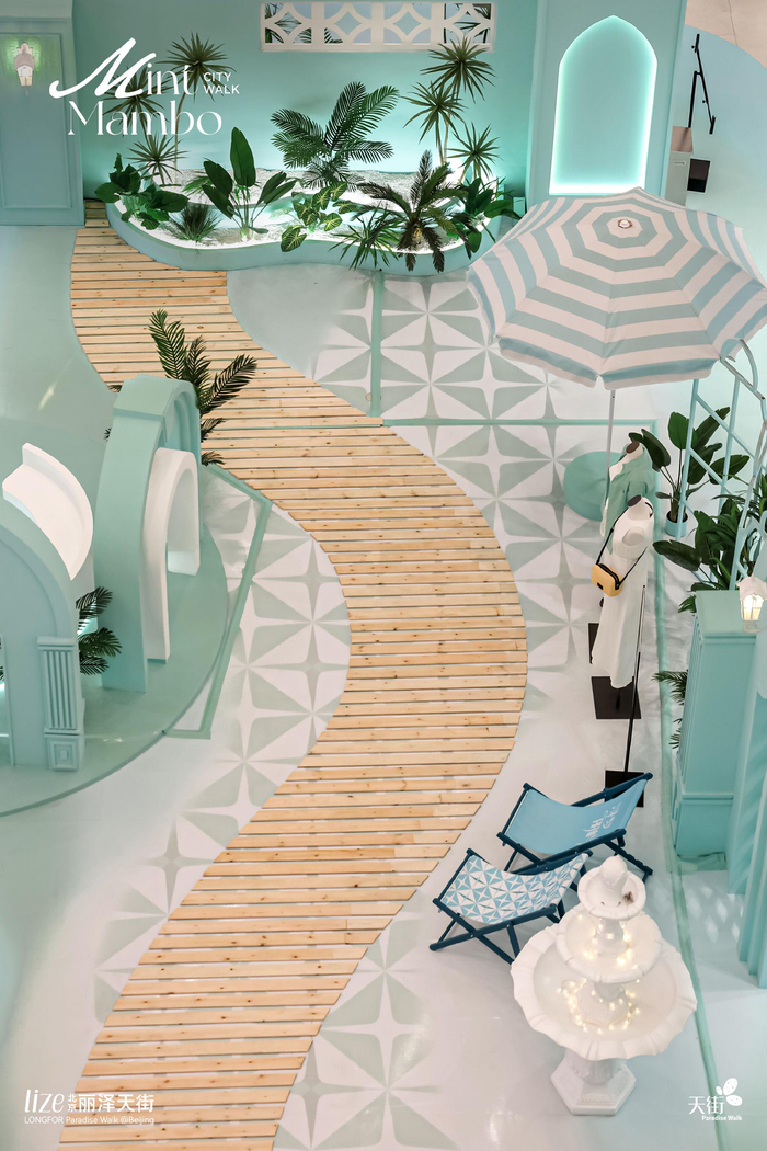 北京丽泽天街的“夏·南洋”原创南洋风艺术街区-北京首展。受访者供图