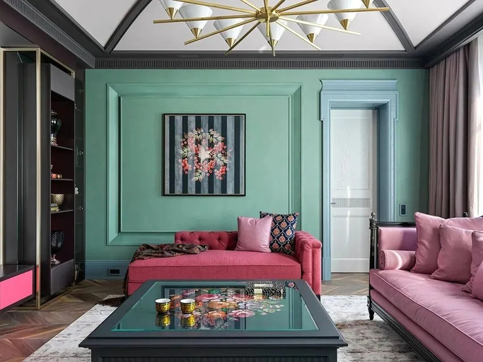 绚丽的色彩,华丽的空间|设计师|空间|公寓_新浪新闻