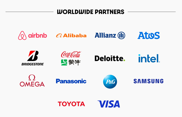 本届奥运会的全球合作伙伴