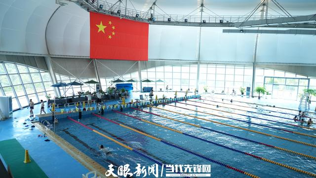 昆明理工大学呈贡校区游泳馆内。贵州日报天眼新闻记者 陈祖嘉 摄