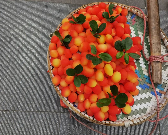 金西梅和扁担是标配｜@月月月朦