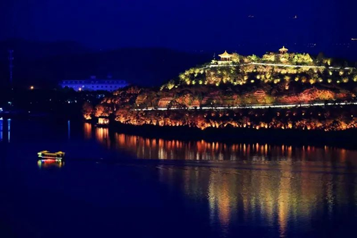 雁栖湖推出夜游活动。雁栖湖景区供图