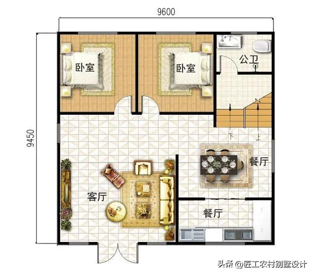 宅基地有限也能建大气别墅!4款100平三层小户型别墅,精致又实用