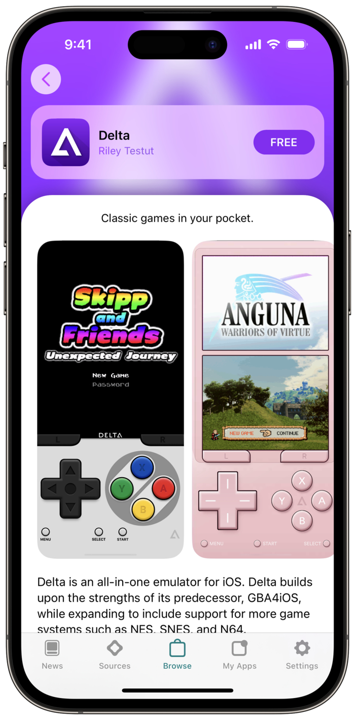 截图自AltStore PAL 