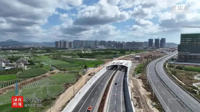 海南g98环岛高速大茅隧道即将改造