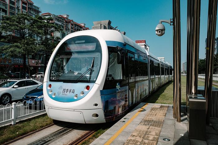 2019年5月11日，广东，珠海有轨电车。 视觉中国 资料图