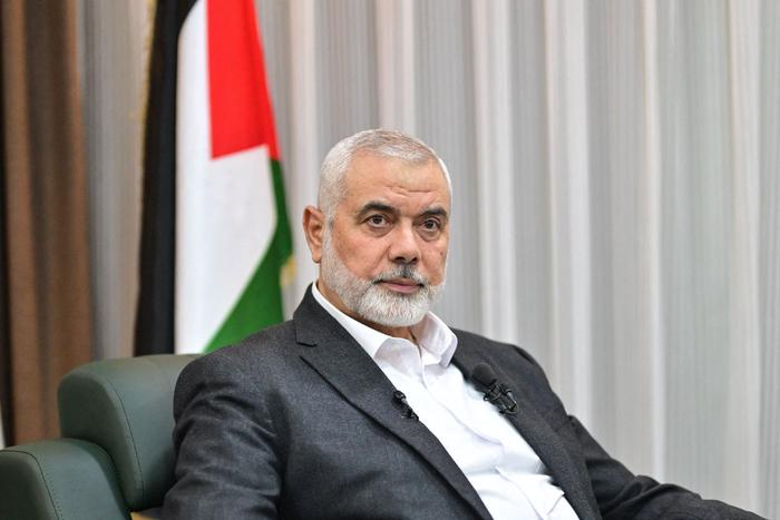 资料图：哈马斯政治局领导人哈尼亚。图/IC photo
