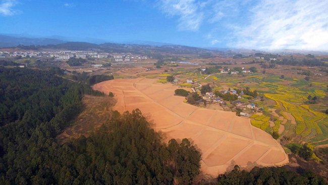自贡荣县高山镇:破土地难题 旱地变水田