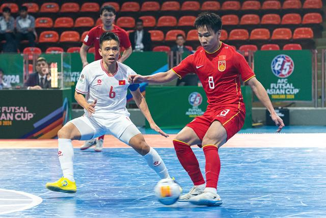 中国队在五人制足球比赛中。图片来源：IC photo