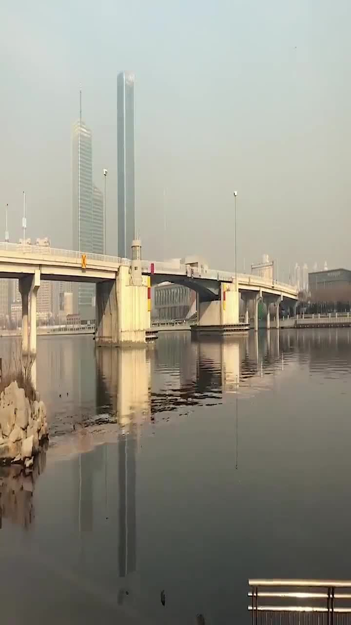天津最牛大桥,还可以翻起来
