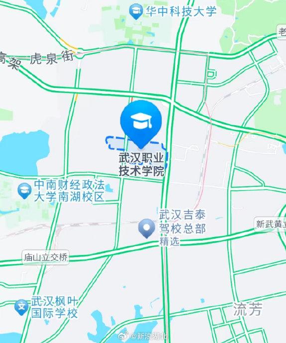 武汉职业技术学院地图图片