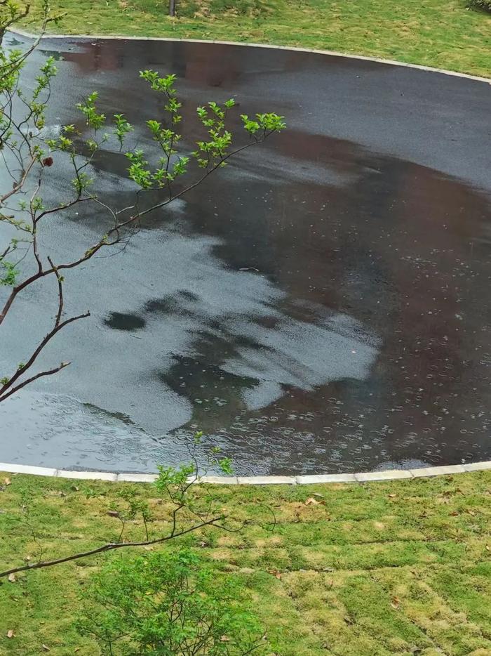 城市白天下雨真实图片图片