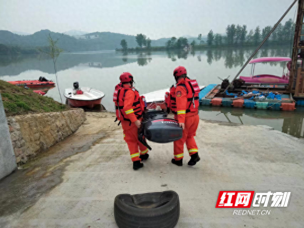 矿山救援湖南排水队第二批指战员赴资江流域开展防汛专项训练
