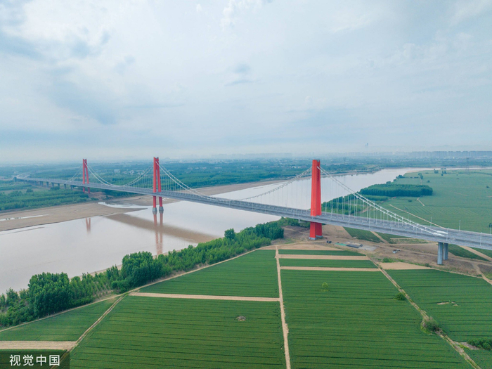 济南黄河两岸郁郁葱葱 生机勃勃|济南市|黄河|山东省_新浪新闻