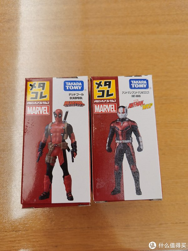 tomy多美卡漫威手办:蚁人,死侍