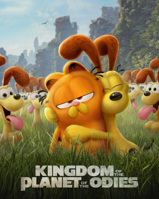 动画片《加菲猫》海报恶搞好莱坞电影