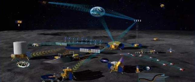 国际月球科研站。图自微信公众号“中国的航天”