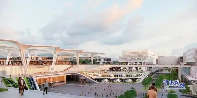 上海东站效果图