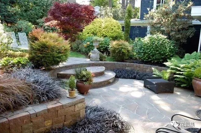 巧用庭院中的坡地,轻松打造层次感!|设计_新浪新闻