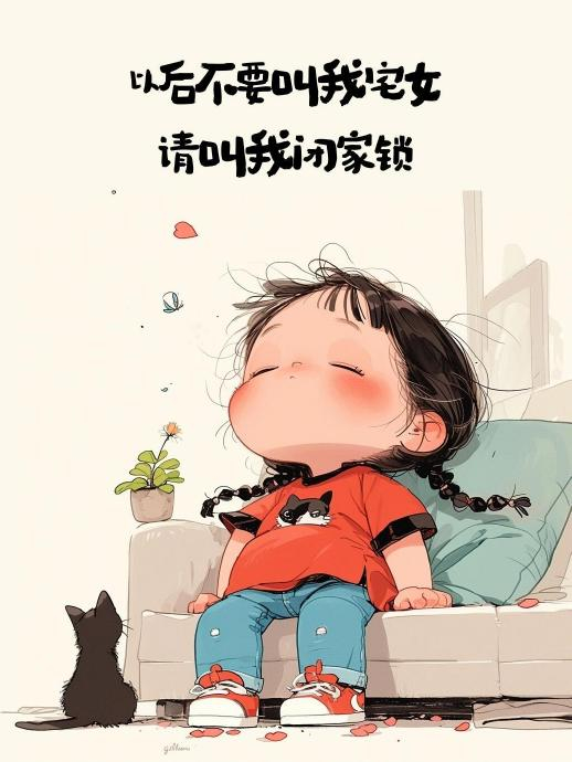 以后不要叫我宅女,请叫我闭家锁 以后不要叫我穷鬼
