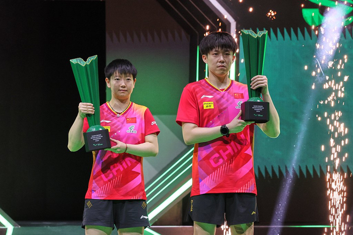 王楚钦/孙颖莎表现稳定。