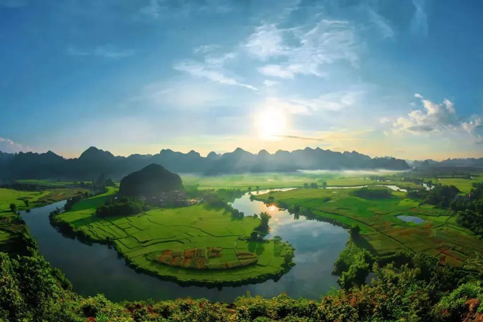 上林三里洋渡风景区。自治区文化和旅游厅供图