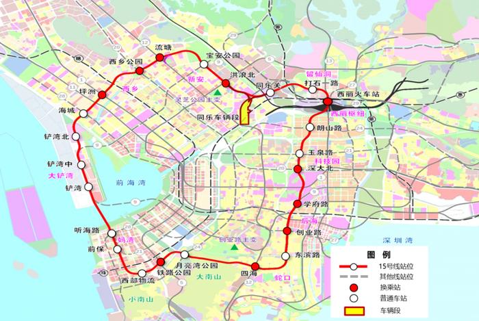 15号线地铁线路图换乘图片