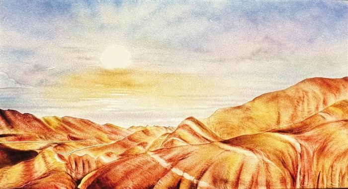 掬沙作画秀光影 青年沙画表演家朱晓玲的艺术人生