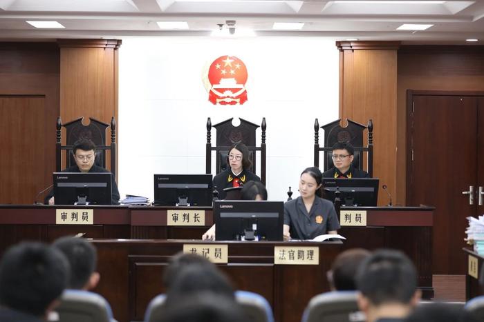庭审现场。 图源：北京市西城区人民法院