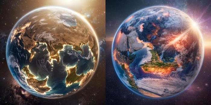 魔幻地球二维码高清图片