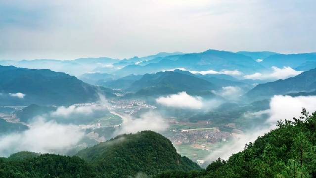 浙江金华探索自然之美领略无尽风光磐安县方前镇农林村有着令人陶醉的