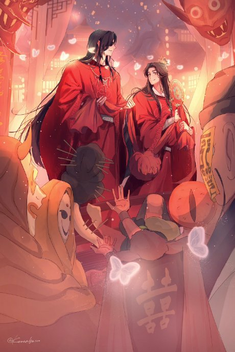 城主大婚,鬼市好生热闹啊 twi:komaruko100|天官赐福_新浪新闻