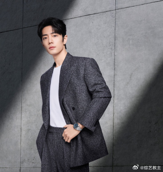 肖战光影西装照 好帅!