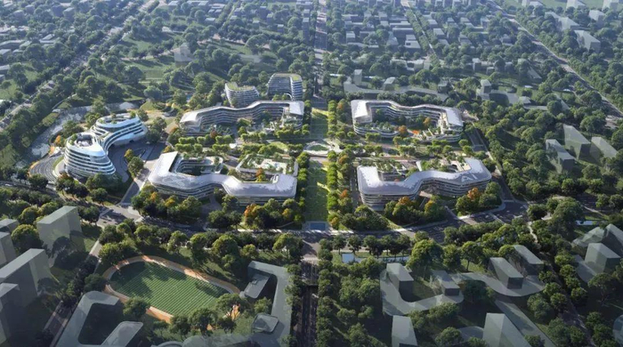 科大讯飞人工智能研发生产基地效果图