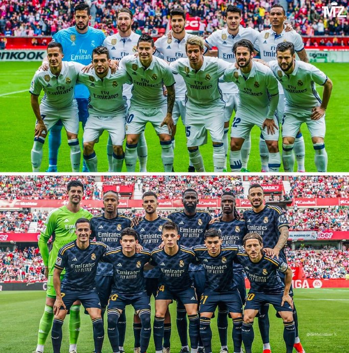 16/17赛季&23/24赛季 皇马"b"队