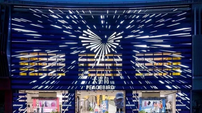 图片来源：PEACEBIRD太平鸟官方微博