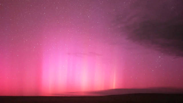5月11日,内蒙古多地出现炫美极光现象,一起感受银河系的浪漫瞬间