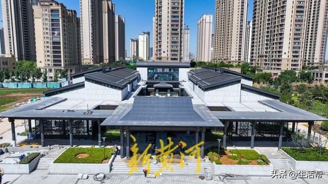 张养浩纪念馆揭面纱,仿古建筑临水而建