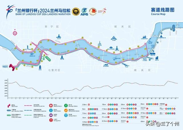 兰州马拉松赛道新鲜出炉
