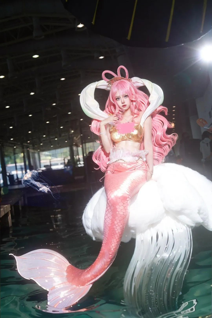 这个人鱼公主·白星cos,很可爱!
