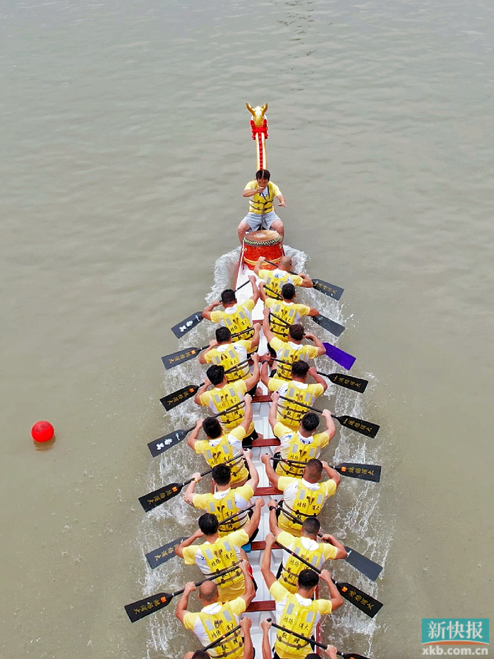 龙年赛龙舟,海珠湿地龙船景鸣锣开赛